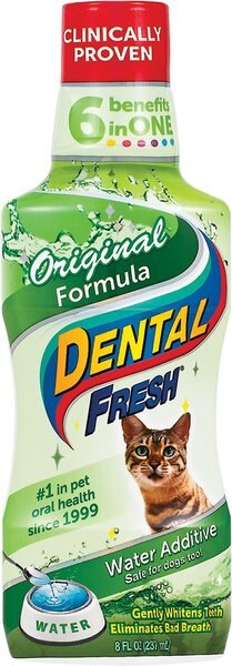 Dental Fresh Original Formula Cat Dental Water Additive, 8-oz bottle slide 1 of 8