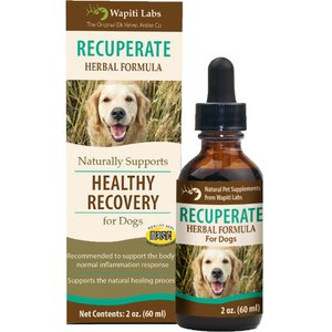 Wapiti Labs Recuperate Formula for Healthy Recovery Dog Supplement, 2-oz bottle