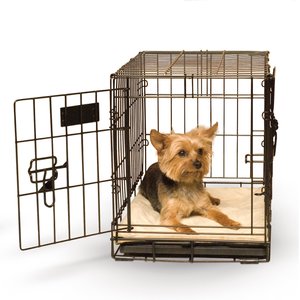 K&H Pet Products Self-Warming Dog Crate Pad, Tan, 14 x 22 in