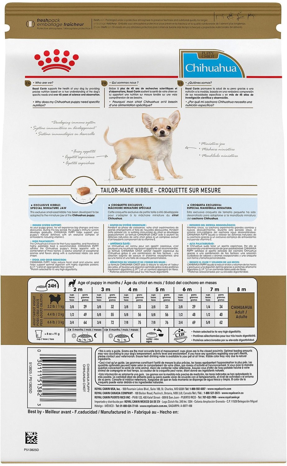 Royal Canin Chihuahua Puppy Dry Dog Food, 2.5lb bag