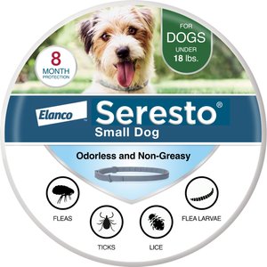 Seresto 8 Month Flea & Tick Prevention Collar for Small Dogs, 1 count