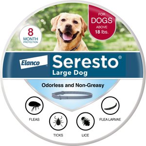 Seresto 8 Month Flea & Tick Prevention Collar for Large Dogs, 1 count