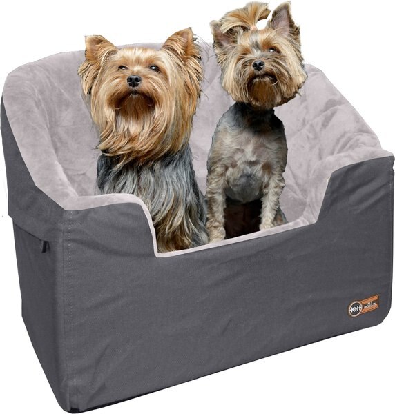 K&H Pet Products Bucket Booster Pet Seat, Grey, Large slide 1 of 11