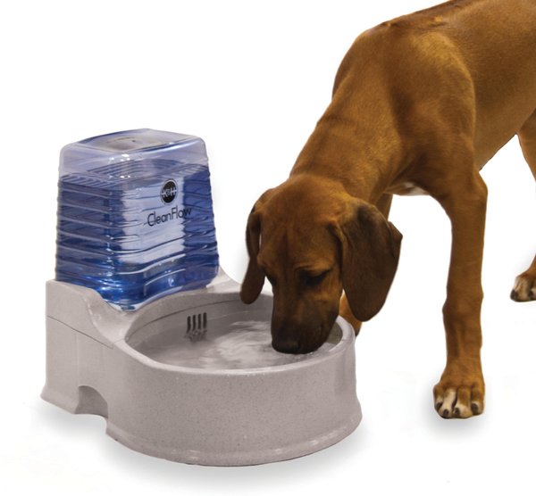 K&H Pet Products CleanFlow Filtered Water Dog Bowl, Large, 2 gallon bowl, 1.5 gallon Reservoir slide 1 of 11