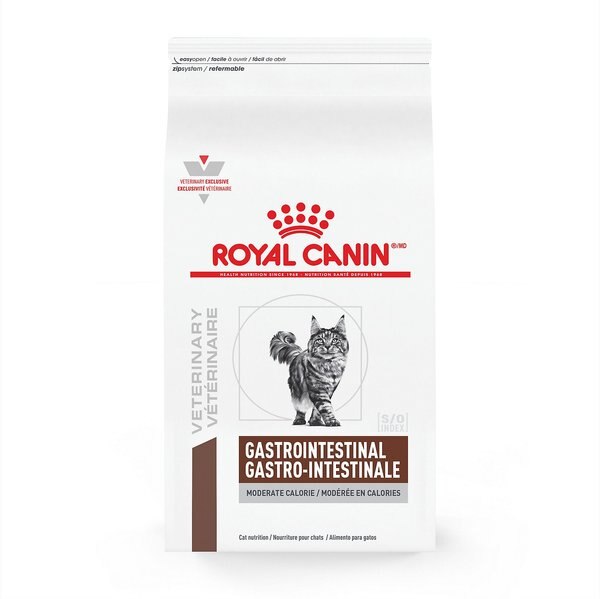 Royal Canin Veterinary Diet Adult Gastrointestinal Moderate Calorie Dry Cat Food, 7.7-lb bag slide 1 of 10