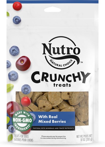 Nutro Crunchy with Real Mixed Berries Dog Treats, 10-oz bag slide 1 of 8