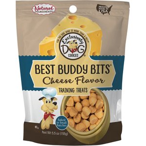 Exclusively Dog Best Buddy Bits Cheese Flavor Dog Treats, 5.5-oz bag