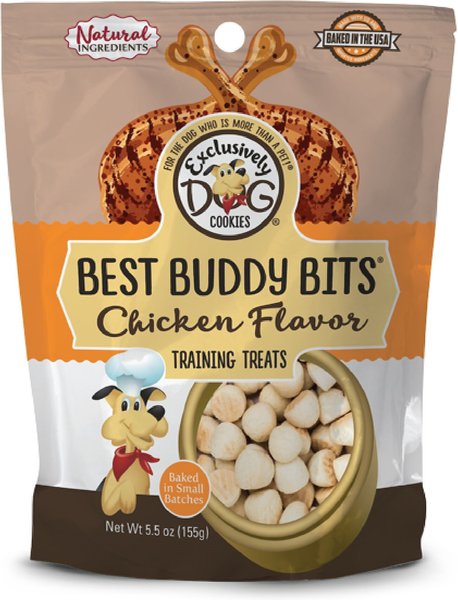 Exclusively Dog Best Buddy Bits Chicken Flavor Dog Treats, 5.5-oz bag slide 1 of 7