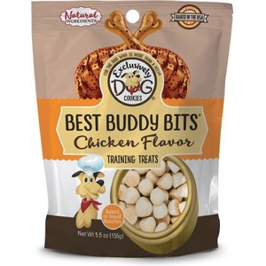 Exclusively Dog Best Buddy Bits Chicken Flavor Dog Treats, 5.5-oz bag