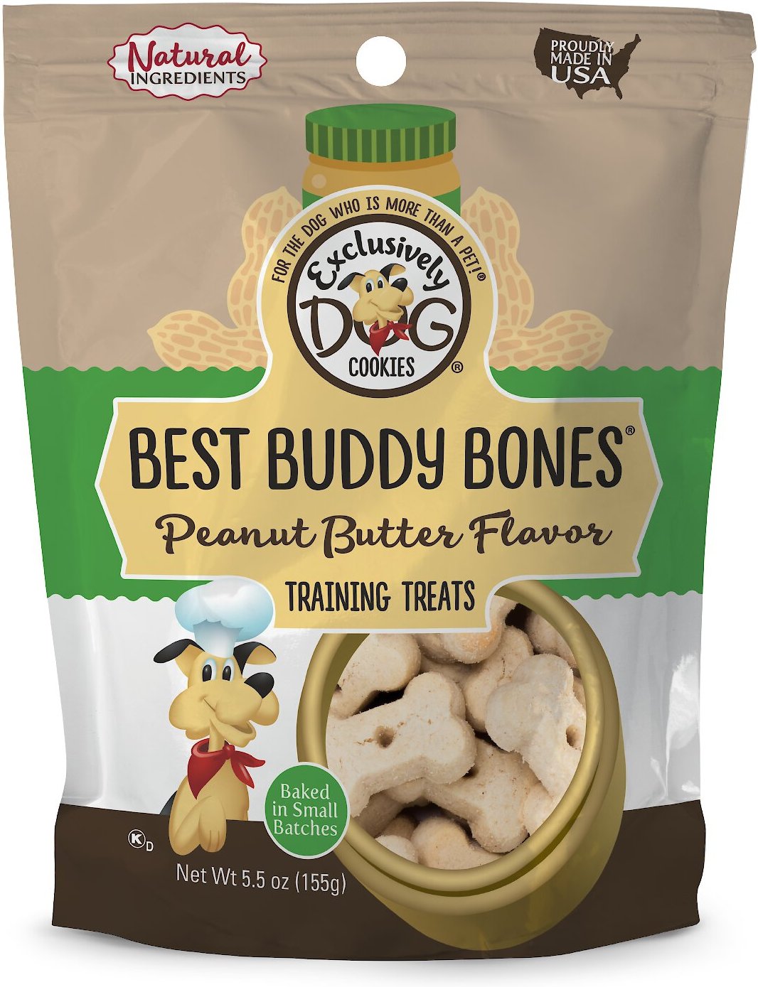 EXCLUSIVELY DOG Best Buddy Bones Peanut 