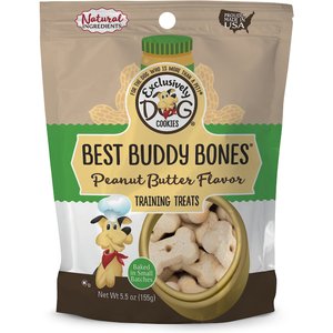 Exclusively Dog Best Buddy Bones Peanut Butter Flavor Dog Treats, 5.5-oz bag