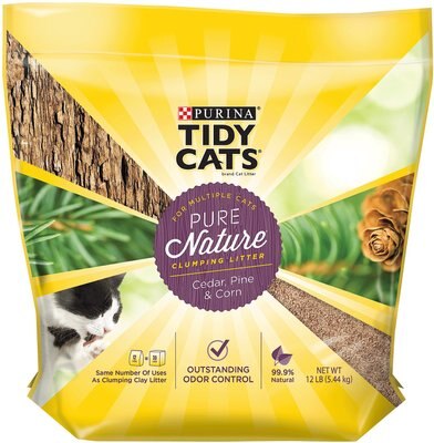 Tidy Cats Pure Nature Scented Clumping Wood Cat Litter, slide 1 of 1