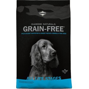 Diamond Naturals Grain-Free Whitefish & Sweet Potato Formula Dry Dog Food, 28-lb bag