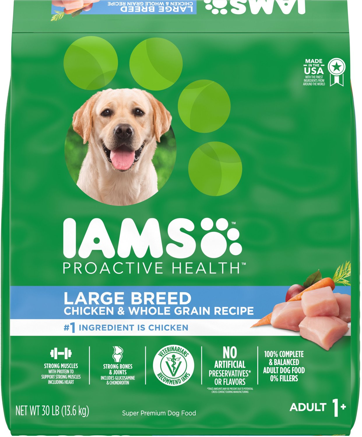 Iams ProActive Health Adult Large Breed Dry Dog Food, 30