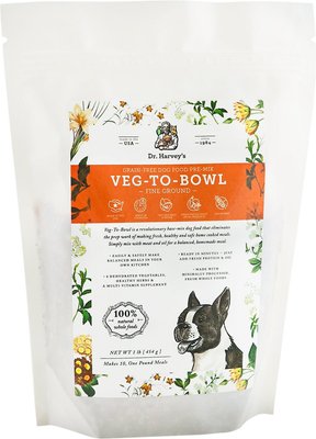 Dr. Harvey's Veg-To-Bowl Fine Ground Grain-Free Dog Food Pre-Mix, slide 1 of 1