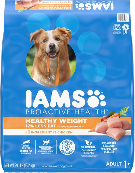 Iams ProActive Health Adult Healthy Weight Dry Dog Food, 29.1-lb bag slide 1 of 9