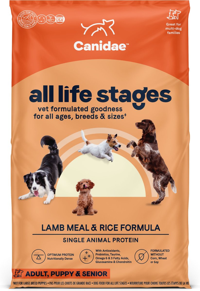 Canidae All Life Stages Dog Food Lamb Meal and Rice