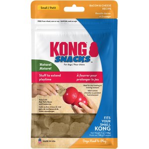KONG Stuff'N Bacon & Cheese Snacks Dog Small Treats, 7-oz bag