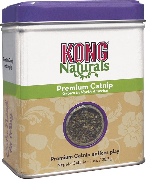 KONG Naturals Premium Catnip, 1-oz tin slide 1 of 3