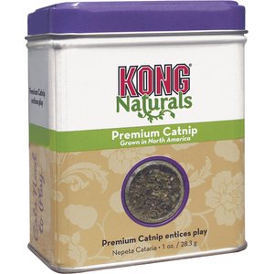 KONG Naturals Premium Catnip, 1-oz tin