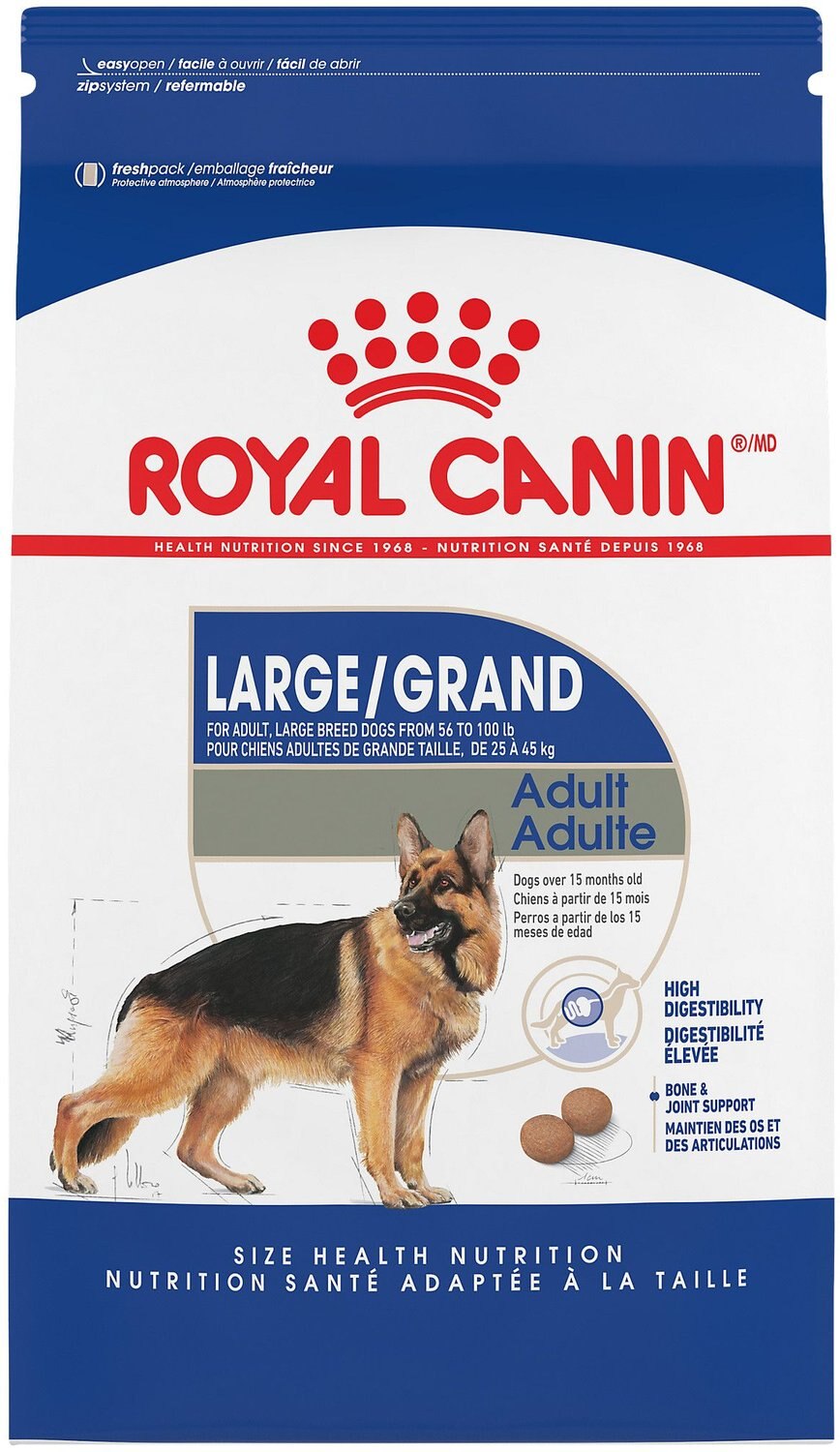 royal canin maxi puppy feeding chart