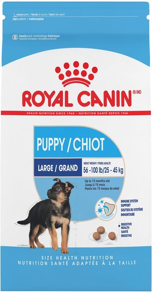 Royal Canin Large Puppy Dry Dog Food, 35-lb bag slide 1 of 10
