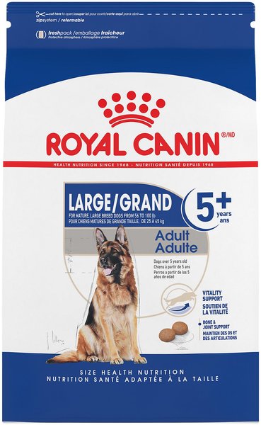 Royal Canin Size Health Nutrition Large Adult 5+ Dry Dog Food, 30-lb bag slide 1 of 10