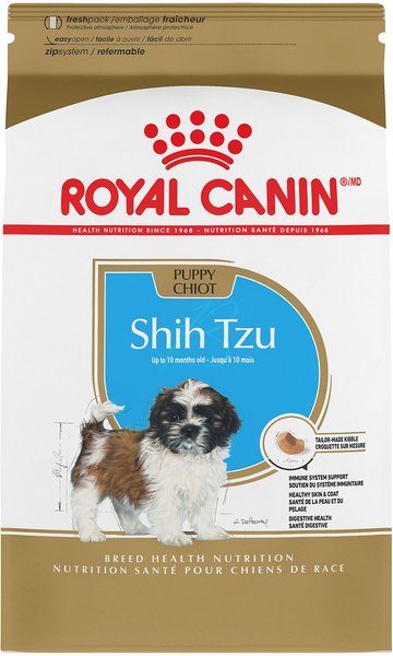 Royal Canin Breed Health Nutrition Shih Tzu Puppy Dry Dog Food, 2.5-lb bag slide 1 of 9