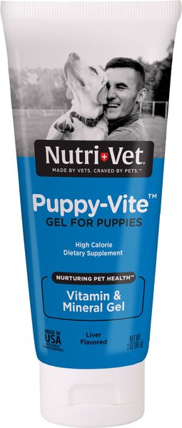 Nutri-Vet Puppy-Vite Gel Multivitamin for Dogs, 3-oz tube slide 1 of 3