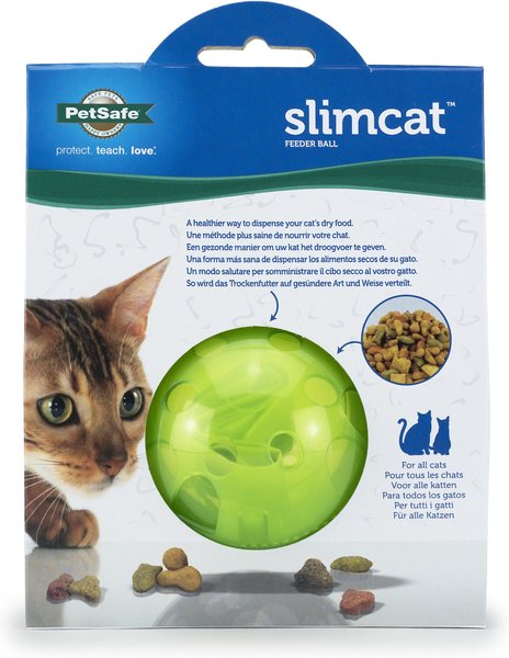 PetSafe SlimCat Interactive Cat Feeder, Green, 0.66-cup slide 1 of 10