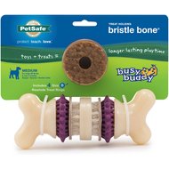 Busy Buddy Bristle Bone Treat Dispenser Tough Dog Chew Toy