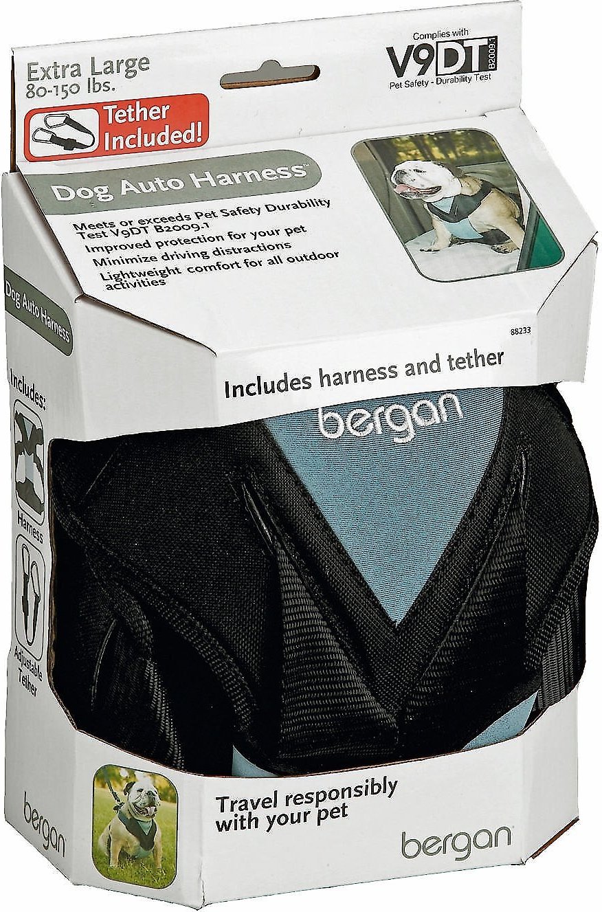 Bergan Safety Auto Harness with Tether Brown X-Large