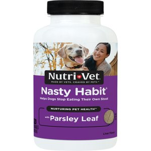 Nutri-Vet Nasty Habit Chews Coprophagia Supplement for Dogs, 120 count