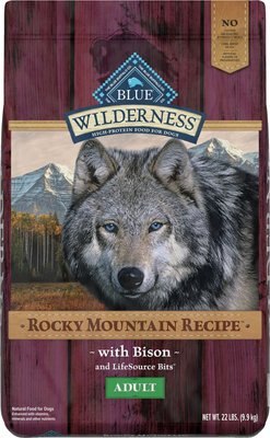 Blue Buffalo Wilderness Rocky Mountain Recipe with Bison Adult Grain-Free Dry Dog Food, slide 1 of 1