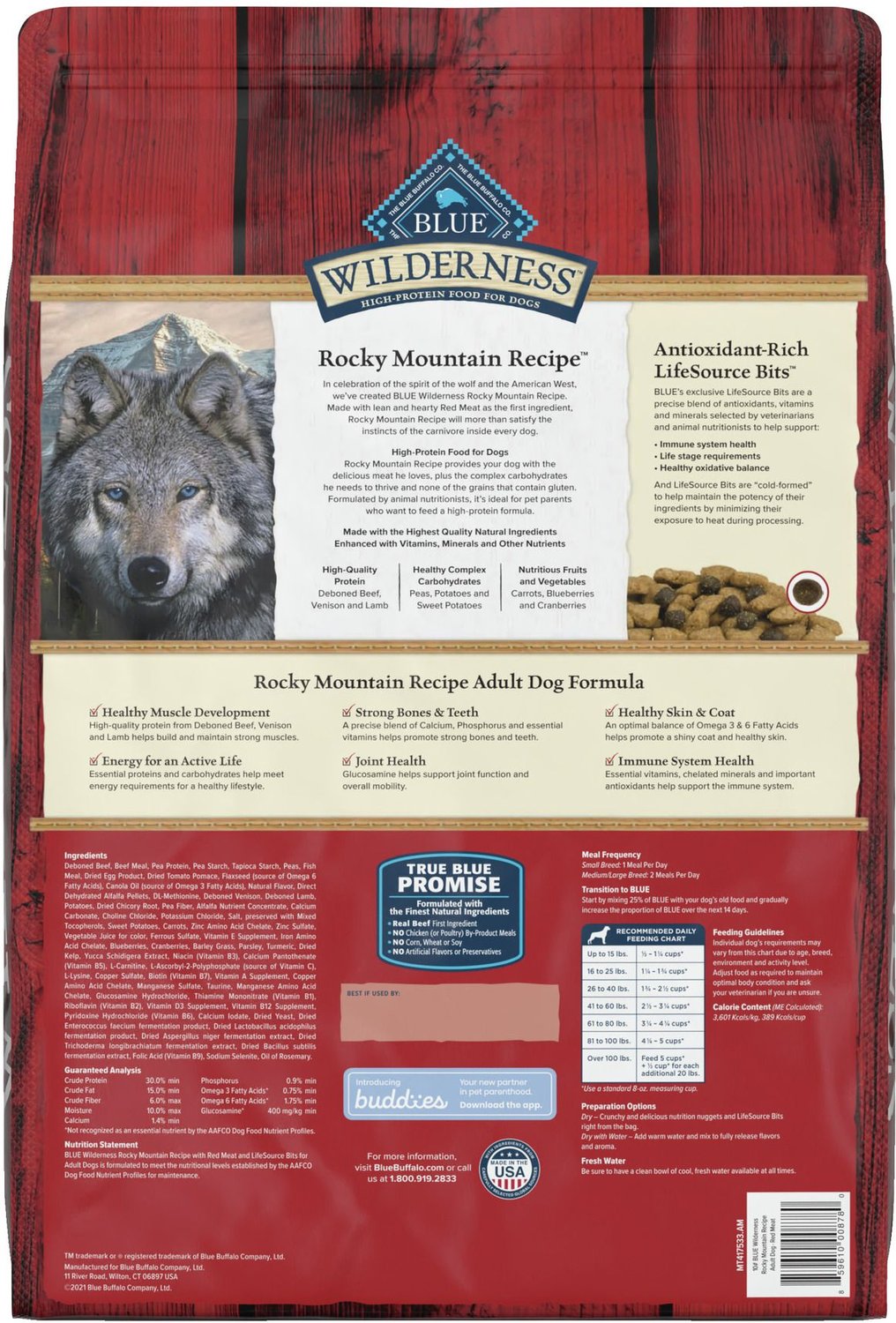 Blue Buffalo Wilderness Rocky Mountain Recipe with Red ...