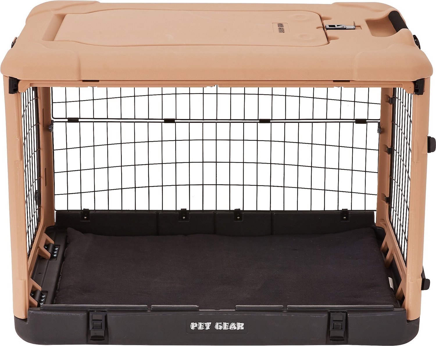 Pet Gear The Other Door Steel Crate & Fleece Pad, Medium