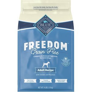 Blue Buffalo Freedom Adult Chicken Recipe Grain-Free Dry Dog Food, 4-lb bag