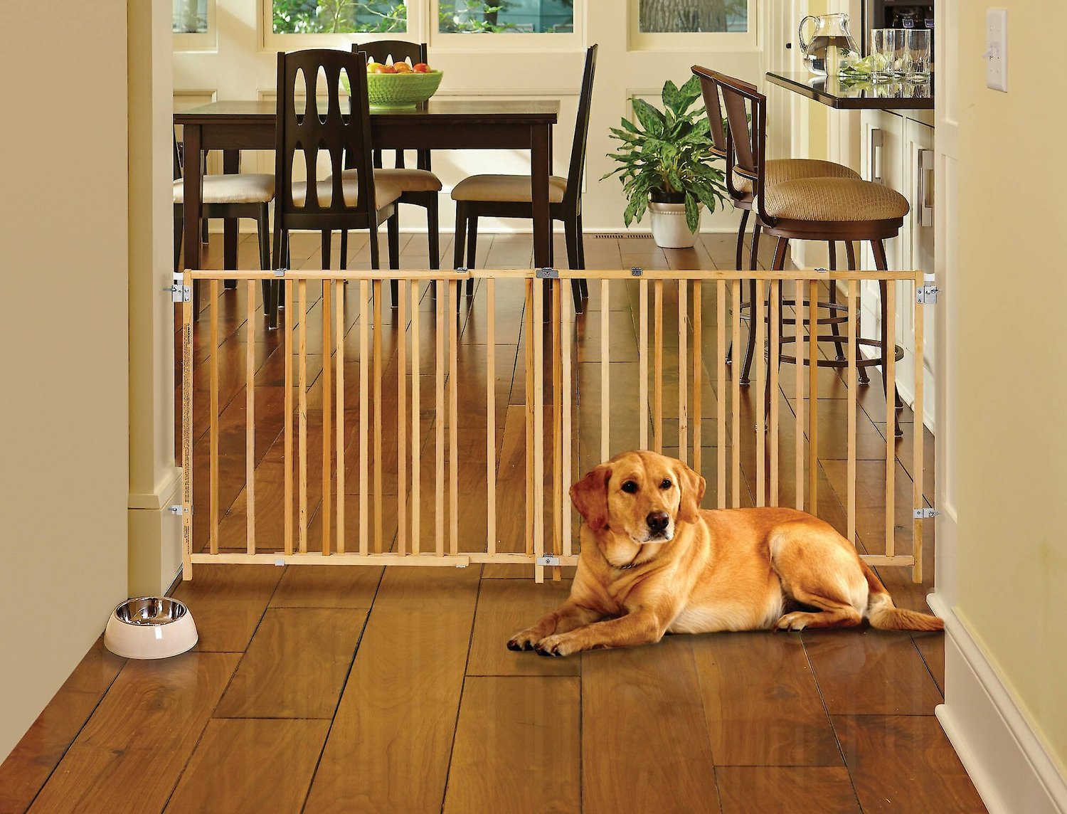 retractable dog gate extra wide