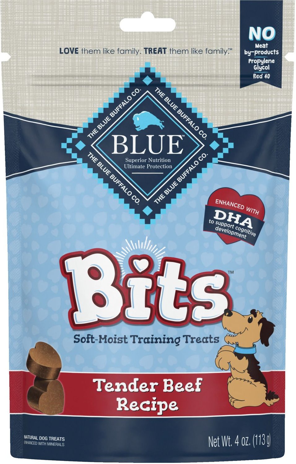 Blue Buffalo Blue Bits Tender Beef Dog Treats