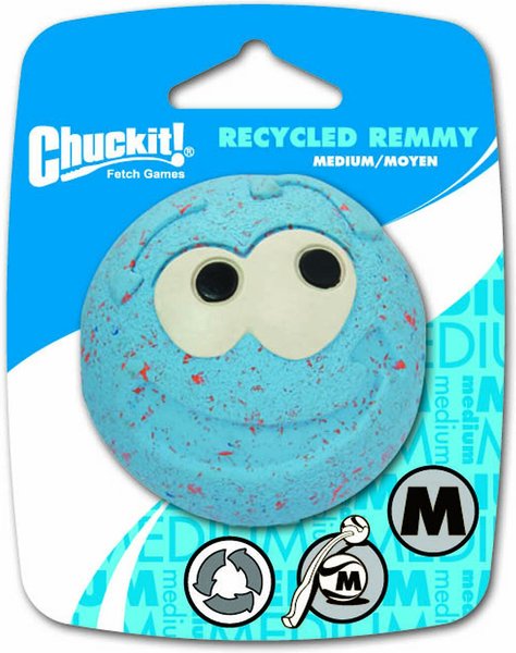 Chuckit! Recycled Remmy Ball Dog Toy, Color Varies, Medium slide 1 of 7