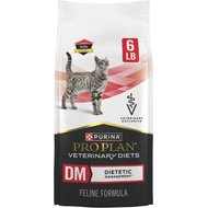 Purina Pro Plan Veterinary Diets DM Dietetic Management Formula Dry Cat Food, 6-lb bag