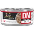 Purina Pro Plan Veterinary Diets DM Savory Selects Dietetic Management Formula Canned Cat Food, 5.5-oz, case of 24