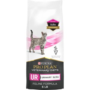 Purina Pro Plan Veterinary Diets UR St/Ox Urinary Dry Cat Food, 6-lb bag