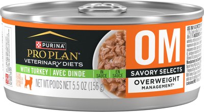 Purina Pro Plan Veterinary Diets OM Savory Selects Overweight Management Formula Canned Cat Food, slide 1 of 1