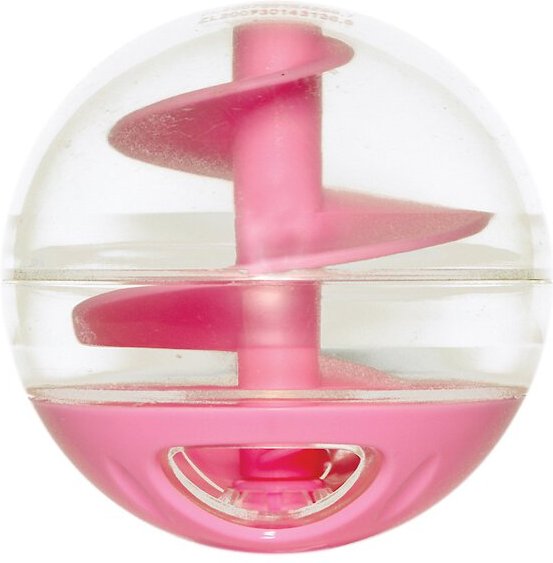 Catit Treat Ball Cat Toy, Pink slide 1 of 5