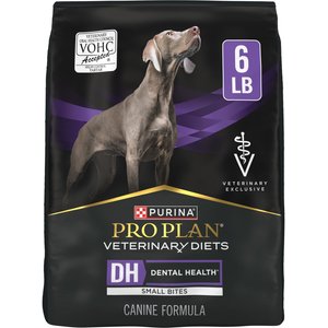 Purina Pro Plan Veterinary Diets DH Dental Health Small Bites Dry Dog Food, 6-lb bag