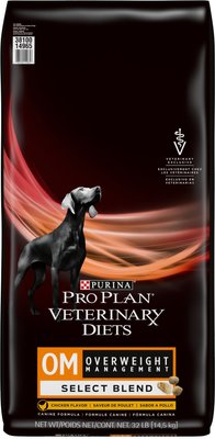 4. Purina Pro Plan Veterinary Diets OM Dry Dog Food