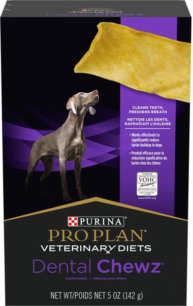 Purina Pro Plan Veterinary Diets Dental Chewz Dental Chew Dog Treats, 5-oz box slide 1 of 10