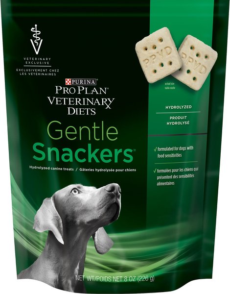 Purina Pro Plan Veterinary Diets Gentle Snackers Crunchy Dog Treats, 8-oz bag slide 1 of 8