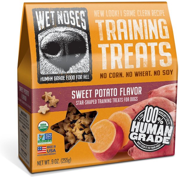 Wet Noses Sweet Potato Little Stars Dog Treats, 9-oz box slide 1 of 7